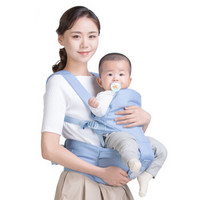 小扬（YANG）婴儿背带腰凳 多功能双肩抱婴腰凳宝宝背带四季通用 Y0436天蓝