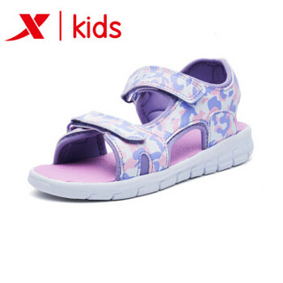 XTEP 特步 682214509713 女童沙滩鞋 (34、粉紫)