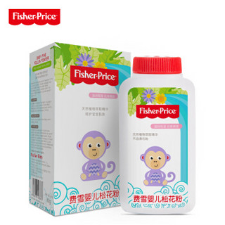 美国费雪（Fisher Price）婴幼儿松花粉（不含滑石粉）新生儿婴儿宝宝爽身粉痱子粉祛痱粉60g