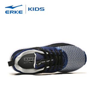 ERKE 鸿星尔克 63118320002 男童慢跑鞋 (37、墨水蓝/浅灰)