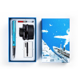 LAMY 凌美 Al-Star恒星系列 钢笔 EF尖 太平洋蓝限定礼盒