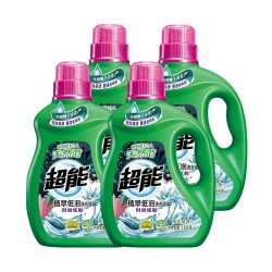 超能 低泡炫彩洗衣液 1.5kg*4瓶 *5件