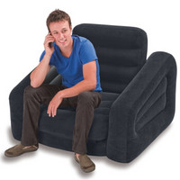 INTEX单人充气沙发床68565懒人沙发单人充气沙发椅凳