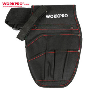 万克宝（WORKPRO）W081016N 电钻腰包充电钻充电式电钻挂包 牛津布电工工具包便携式工具袋