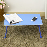 精邦 电脑桌 多功能折叠电脑桌笔记本电脑桌床上书桌蓝色F07W16
