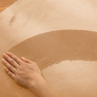 迈亚地毯亮光加厚珊瑚绒客厅卧室日式短绒毯 140*200cm棕色