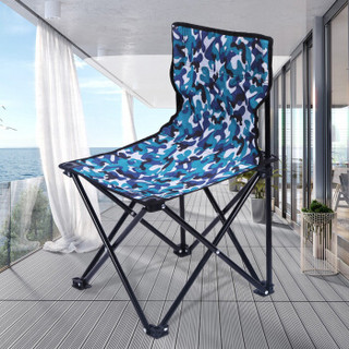 REDCAMP 折叠凳子便携式户外钓鱼凳子小板凳写生美术生椅子家用排队小马扎 彩蓝色