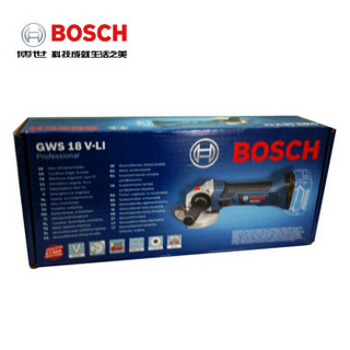 博世 Bosch GWS 18V-Li锂电角磨机切割机打磨机 125mm配两电一充【18V/3.0AH】