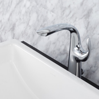 科勒(KOHLER)龙头 瑞芙尼单把碗盆龙头 高脚面盆龙头K-99108T-4-CP