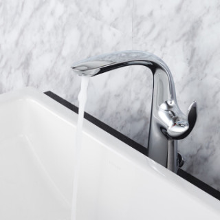 科勒(KOHLER)龙头 瑞芙尼单把碗盆龙头 高脚面盆龙头K-99108T-4-CP