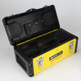 威克（vico）WK99009 加强型铁塑工具箱 家用车载收纳箱 电工维修工具箱 17英寸