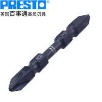 百事通（PRESTO）气动批头 S2 双头电动螺丝批 气动螺丝批咀PH2X65mm 1支