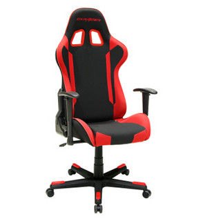 迪锐克斯 （DXRACER） F87 电脑椅子 可转办公椅 人体工学椅 电竞椅 黑红 游戏椅子