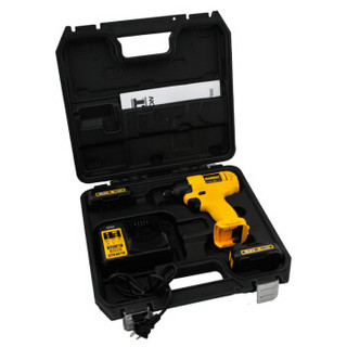 得伟（DEWALT）电钻冲击起子工具箱10.8V经济型锂电充电式冲击起子 2x1.3Ah电池套装 DCF805CK2