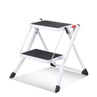 万怡 WRIGHT 梯子家用折叠梯迷你小室内防滑两步梯便携人字梯梯凳白色 WR2031