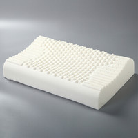 恒源祥 床上用品 天然乳胶枕芯 记忆枕按摩枕 小颗粒乳胶枕头 单只30*50cm