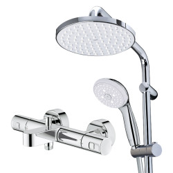GROHE 高仪 新天瀑淋浴系统 + 普利斯天德恒温龙头34337+27389