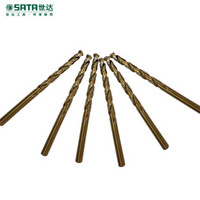 世达(SATA) 10件套直柄含钴麻花钻4.0 mm 52340 现货