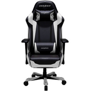 迪锐克斯（DXRACER）K00电脑椅子 电竞椅人体工学办公椅老板椅靠背椅家用游戏转椅大号 黑白