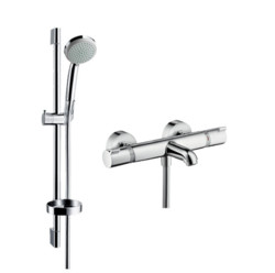 Hansgrohe 汉斯格雅 柯洛玛 27776007+13114000 花洒恒温套装带下出水龙头套装