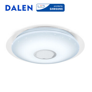 DALEN 达伦 DL-C319TXW LED智能吸顶灯星空客厅书房卧室灯具手机遥控调光调色现代简约灯饰 38W