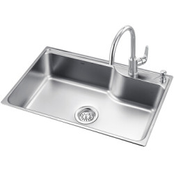 MOEN 摩恩 28001 304不锈钢大单槽 