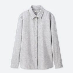 优衣库 UNIQLO 优衣库 410396 女士法兰绒衬衫