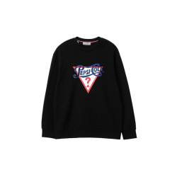 guess百事可乐联名手写百事logo图案圆领男女同款卫衣