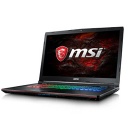 msi 微星 GE72VR 7RF-805CN 17.3英寸游戏笔记本电脑（i7-7700HQ、8GB、1TB+128GB、GTX1060 3G）