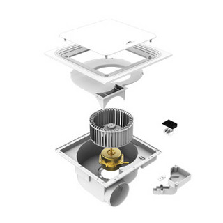 AUPU 奥普 换气扇BP16-25D 集成吊顶厨卫排风扇 白色