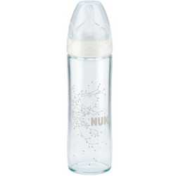 NUK 纤巧宽口系列玻璃奶瓶 240ml  