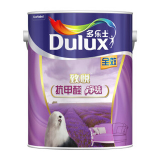 多乐士（Dulux）A743抗甲醛全效内墙乳胶漆 油漆涂料 墙面漆白色 6L