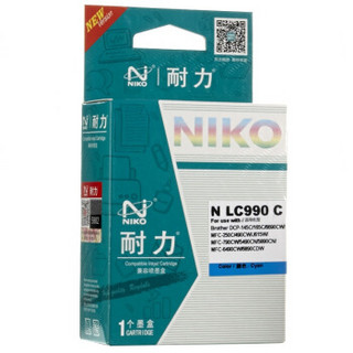 耐力（NIKO）N LC990 四色墨盒套装 (适用兄弟 DCP-6690CW/MF-C5490CN/5890CN)