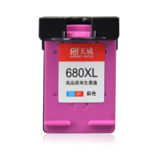 天威 680墨盒XL大容量彩色 适用HP DeskJet 3638 3636 5088 3838 4678 2138 3778 2678 5078 4538可加墨