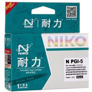 耐力（NIKO）N PGI-5 四色墨盒套装(6支装) (适用佳能 IP3300/3500/4200/4300/4500/5200)