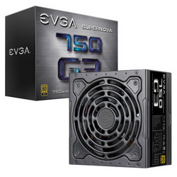 EVGA G3 额定750W 电源 （80PLUS金牌、全模组、10年质保）