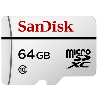 SanDisk 闪迪 旗舰店官方64g内存卡行车记录仪专用卡监控摄像头专用