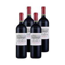 LOS VASCOS 巴斯克 珍藏级干红葡萄酒 750ml*4支