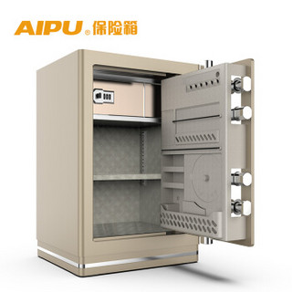 艾谱（AIPU）FDG-A1/D-63WGZW金 家用指纹保险箱 智能WIFI办公密码保险柜 3C认证 70高