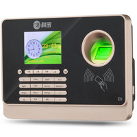 科密（COMET）E9免软件指纹考勤机 ID+指纹+密码三合一认证 彩屏打卡 卡钟