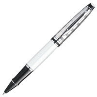 威迪文(WATERMAN)EXPERT 时尚纯白白夹宝珠笔/签字笔