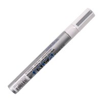 ZEBRA 斑马牌 日本斑马牌(ZEBRA)PAINT 修补油漆笔 记号笔 签名签到笔 银色10支装 MOP-200MZ