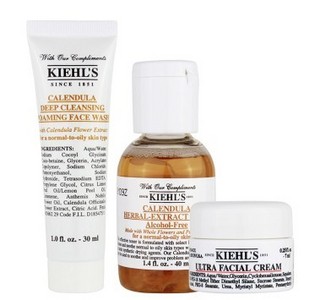 Kiehl's 科颜氏 金盏花保湿套装（金盏花爽肤水 40ml+金盏花洁面啫喱 30ml +高保湿霜 7ml）