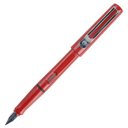毕加索（pimio）钢笔签字笔男女士学生成人练字用正姿笔握商务办公0.5mm 619红色