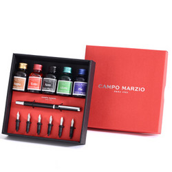 Campo Marzio 凯博 尤尼斯钢笔墨水礼盒（5瓶墨水+6支笔尖）黑色