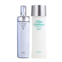 双11预售：ALBION 奥尔滨 健康水 330ml + 莹白渗透乳 II号 200ml 套装