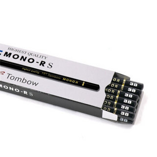 TOMBOW 蜻蜓 MONO-RS 素描铅笔 (12支、木质、3B)