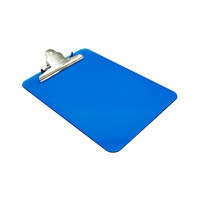 欧标（MATE-IST）A5文件夹板 票据资料夹 半透明书写垫板 蓝色蝴蝶夹B2056