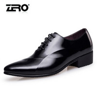 ZERO F8998 男士商务正装皮鞋 黑色 44