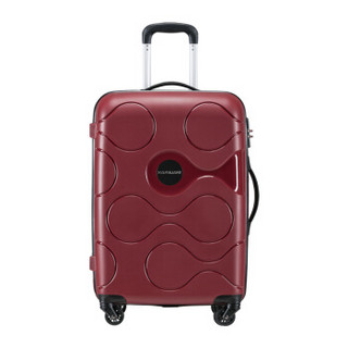 卡米龙Mapuna系列波点硬箱万向轮拉杆箱箱子密码箱行李箱女旅行箱AM6*60006红色24英寸